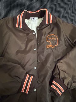 Vintage Cleveland Browns Jacket LARGE for Sale in Cleveland, OH - OfferUp