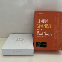 Spanish With Paul Noble & CD Player-NWOT