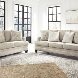 Claredon Linen Living Room Set

