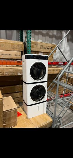 Mobile Air Conditioners, Portable Evaporative Air Cooler, Cooling Fan with Remote,12h Timer,14l Water Tank,3 Speeds, Personal Swamp Cooler for Room Of
