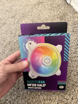 Cooler Master MasterFan MF140 Halo2 White Edition 140mm ARGB Fan 
