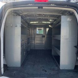 Adrian Steel shelf Package For Chevy Express And GMC Savana