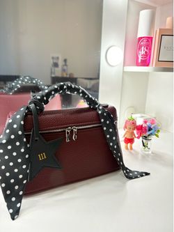 Aesthetic Mini Bag ( dark red/ black/ white)