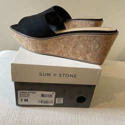 Suede Wedges Size 7
