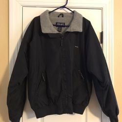Black and gray all weather jacket. Large