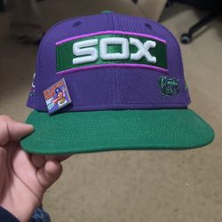 Purple And Green White Sox’s Hat