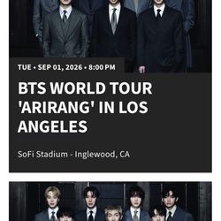 BTS Tickets SoFi