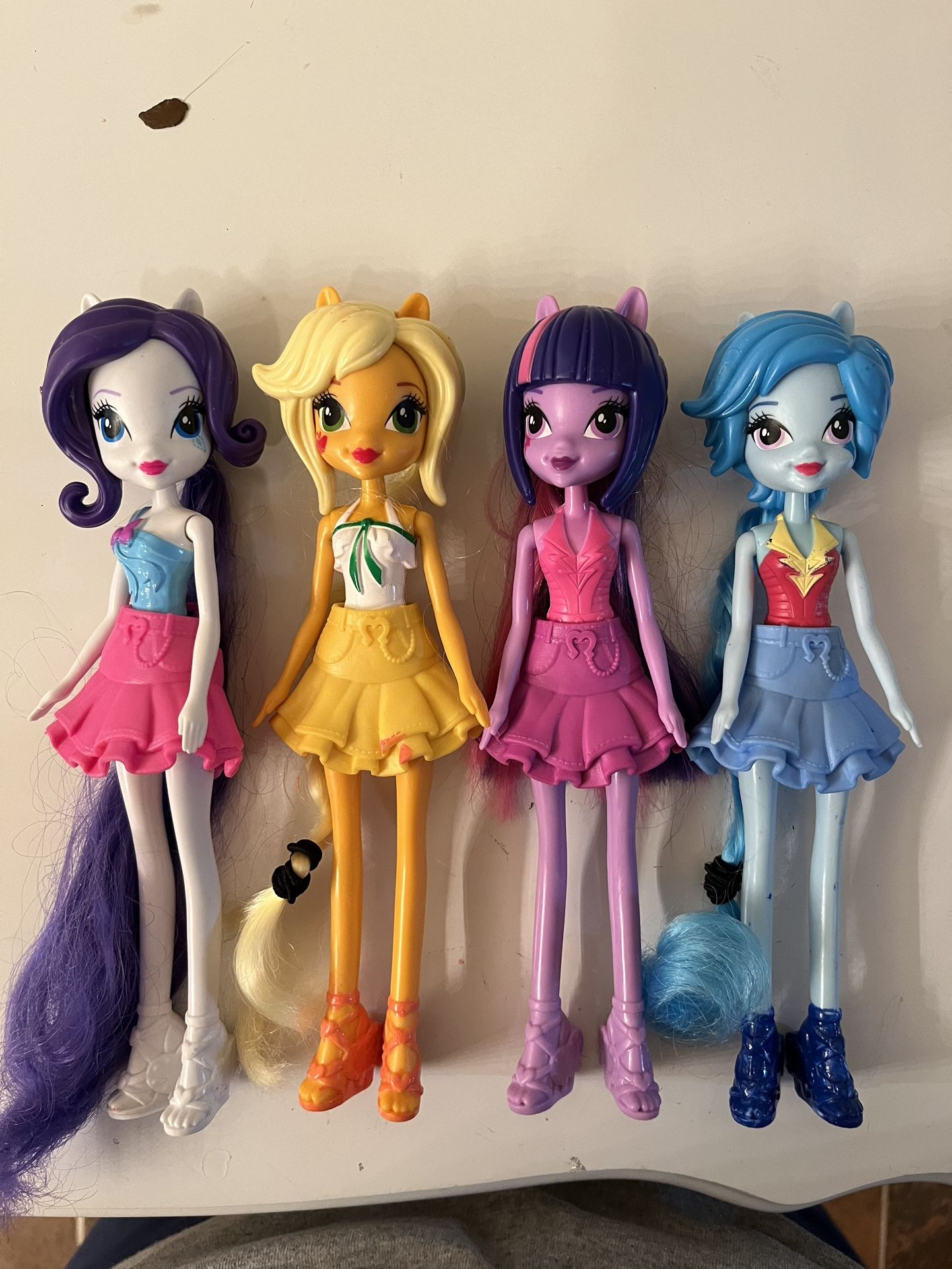 4 Equestria Girls 9” Dolls My Little Pony Hasbro