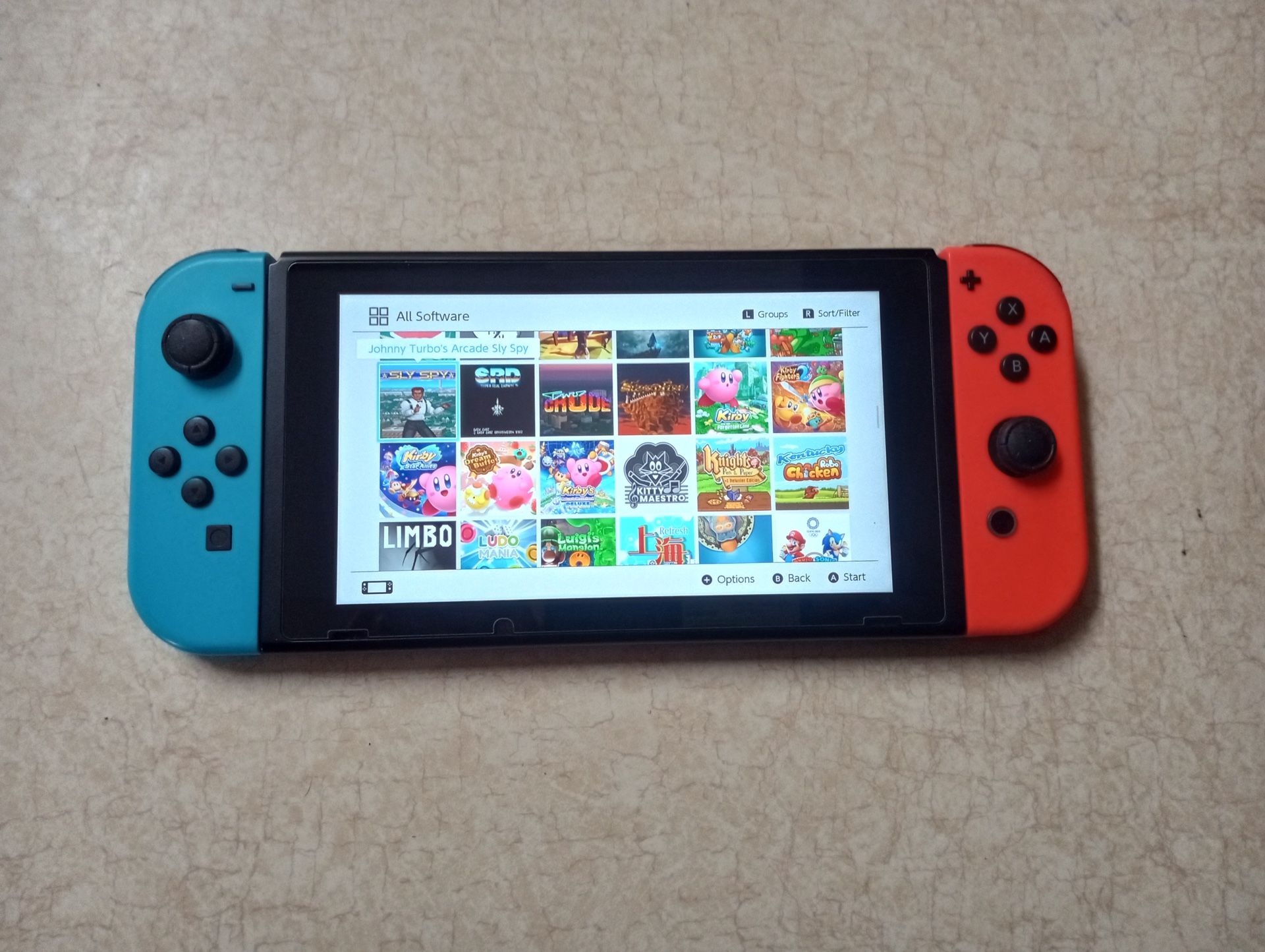 Nintendo Switch V2 Modded with 512GB and 7500 Classic Arcade Games
