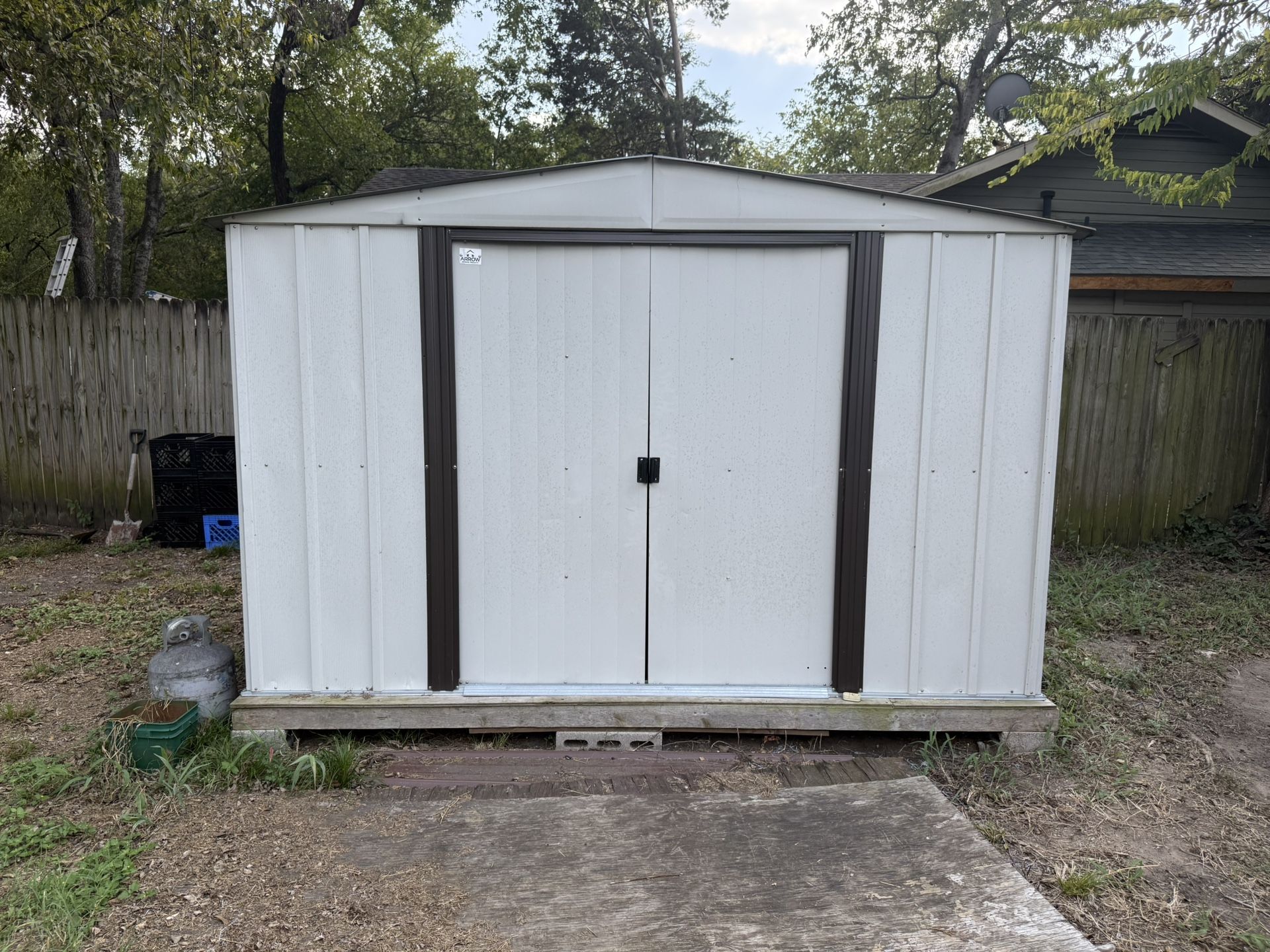 10”x8” Inches Metal Storage Shed – Good Condition