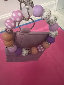 Keychain Wallet Purple 