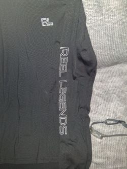 Reel Legends Black Long Sleeve hoodie pullover