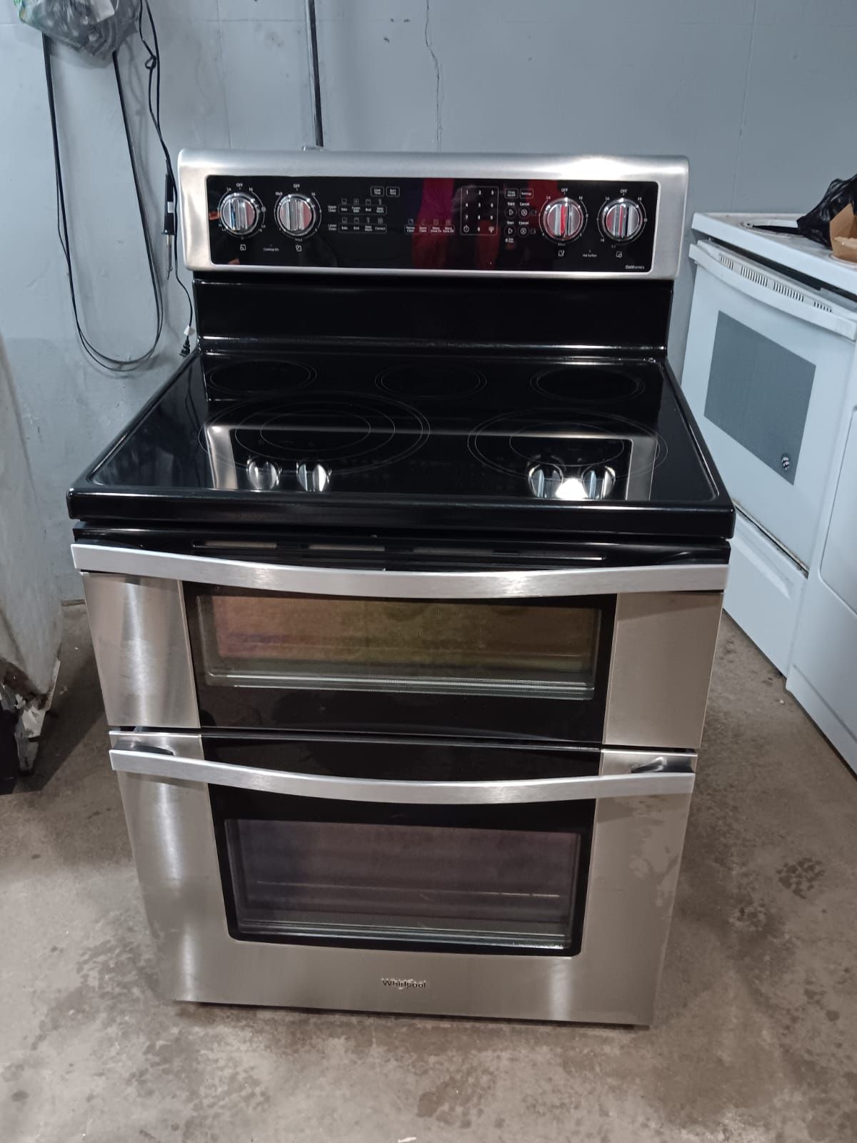 Whirlpool Glass Stove Electric stainless Steel 