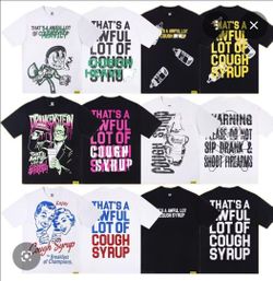 AWFUL LOT OF COUGH SYRUP SHIRTS