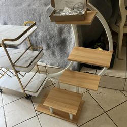 VIVOHOME 6-Tier Curved Plant Stand