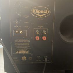 Klipsch Subwoofer KSW10 (not working)