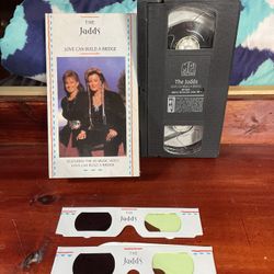  The Judds Love Can Build A Bridge VHS 3D With Glasses 