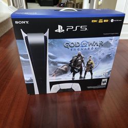 Playstation 5 Disc-Free Console W. God Of War: Ragnarok