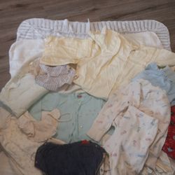 1950s 33 Plus Lot Of Baby Clothes And Blankets Embroidered Crochet Carters More Too Many to list. Over 33 pieces of 1950s baby clothes blankets and ac