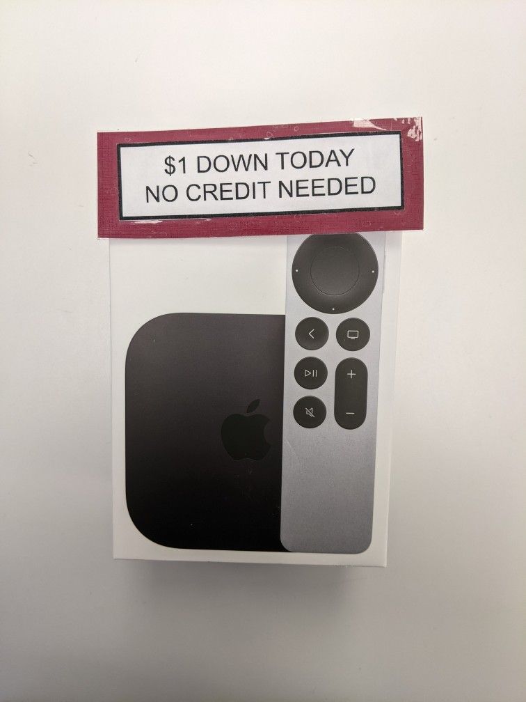 Apple TV 4K New - Pay $1 Today To Take It Home And Pay The Rest Later! 