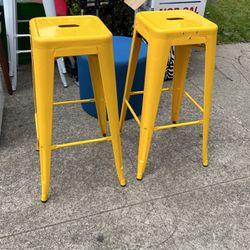 Yellow Height chairs 