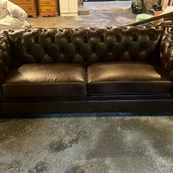 Leather Couch 