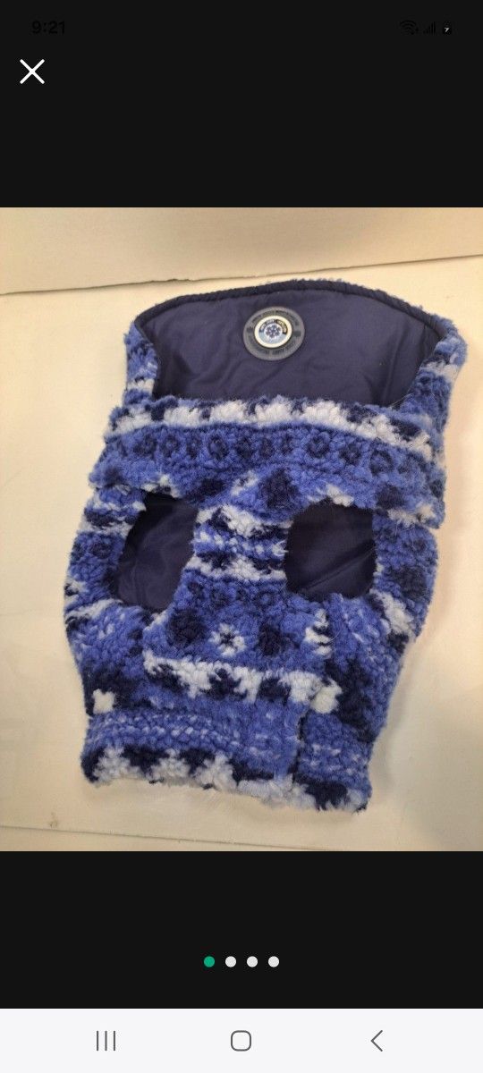 2-Dog Coats, Reversible Size Medium