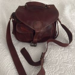 Leather photography camera bag