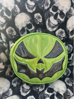 Love pain and stitches handmade Halloween pumpkin bag $100