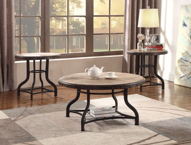 MODERN 3 PCS COFFEE TABLE SET NEW IN BOX