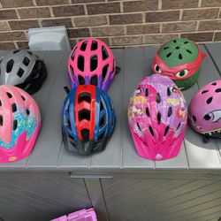 Assorted bike helmets $15 each