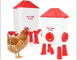 3 Gallon Chicken Feeder and Water Set
