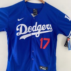 Dodgers Blue Ohtani Jersey S M L XL XXL 