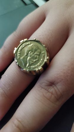 Anillo de bronce 40 dollares