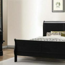 Brand New Black Queen Bedroom Set 