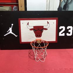 Chicago Bulls Custom Basketball Mini Hoop