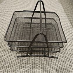 Mesh Paper Tray Organizer