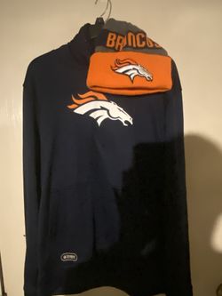 Denver Broncos Hoodie And Winter Cap