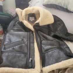 Mens Leather Sylvester Stallone Style Jacket 