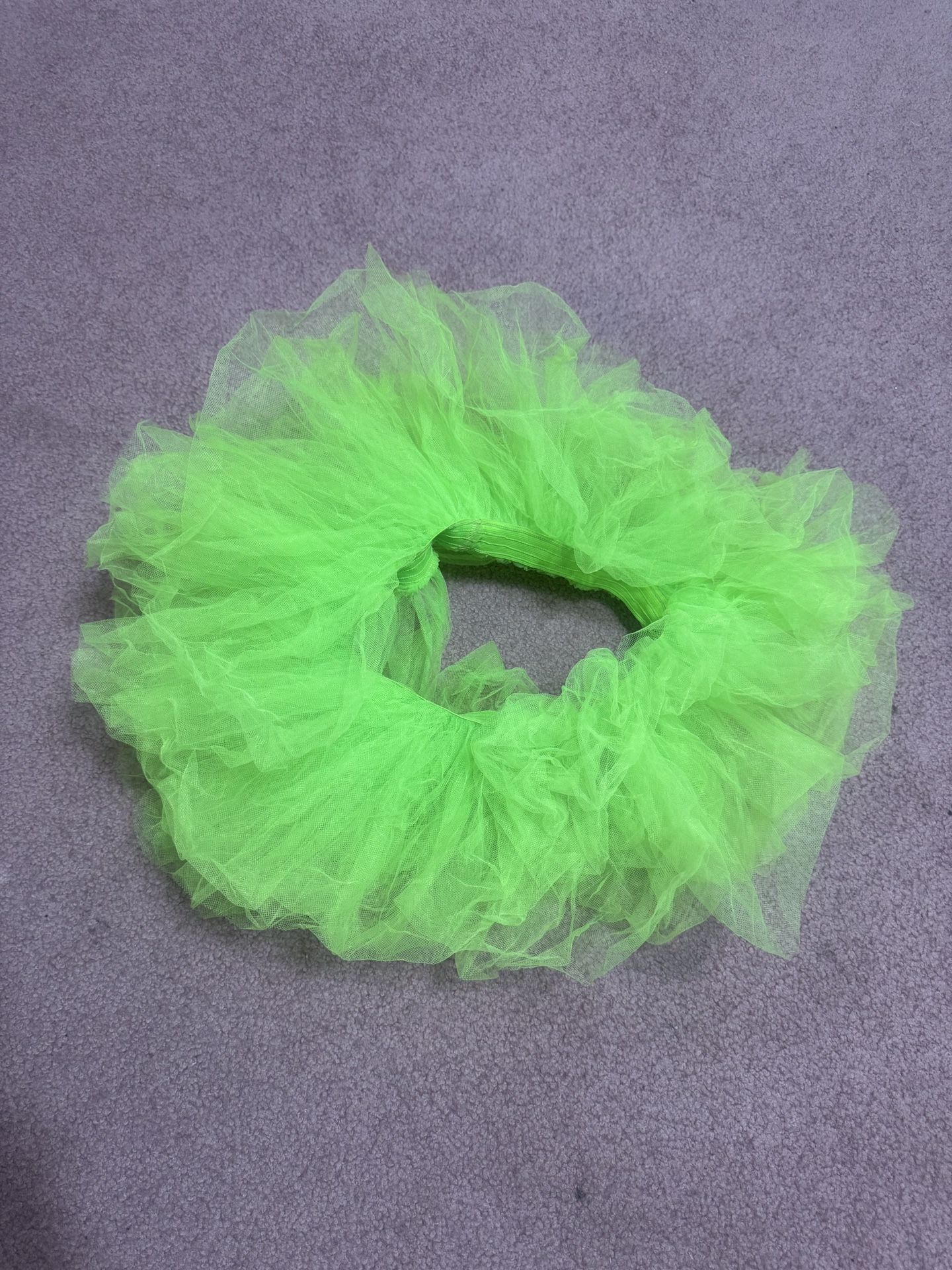Neon green tutu mini skirt 80s costume outfit festival rave