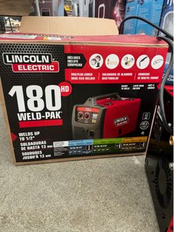 Weld-Pak 180 Amp MIG Flux-Core Wire Feed Welder, 230V, Aluminum Welder with Spool Gun sold separately