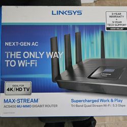 Linksys WiFi router AC5400