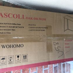 Ascoli office desk PN Ascoli- oak-dh-wom