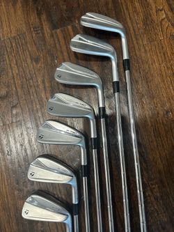 Taylormade p790 5-AW stiff shafts