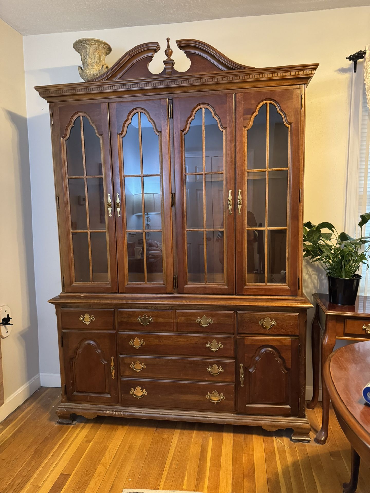 Cherry Wood Hutch