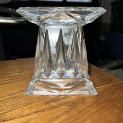 Party Lite Crystal Candle Holder/ Vase Other Side