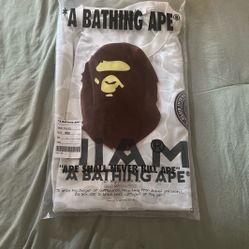 White BAPE Soccer Miami Large Tee - $60 OBO , Serious Buyers Only 