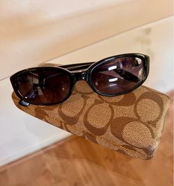 Coach Bonnie S417 Sunglasses with case - Black Crystal