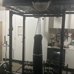 Sqaut Rack With Dip Bar 