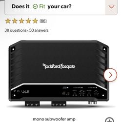 Rockford Fosgate Prime R2-1200x1 Amplifier